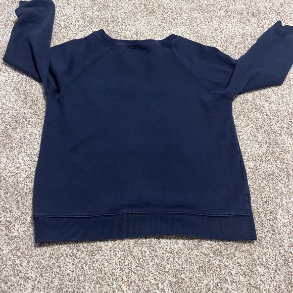 J.Crew “New York” Navy Crewneck Sweatshirt Small Preppy NYC Graphic Pullover - Picture 7 of 7